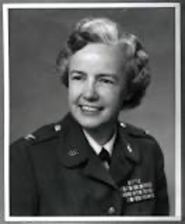 old phot of a woman in uniform