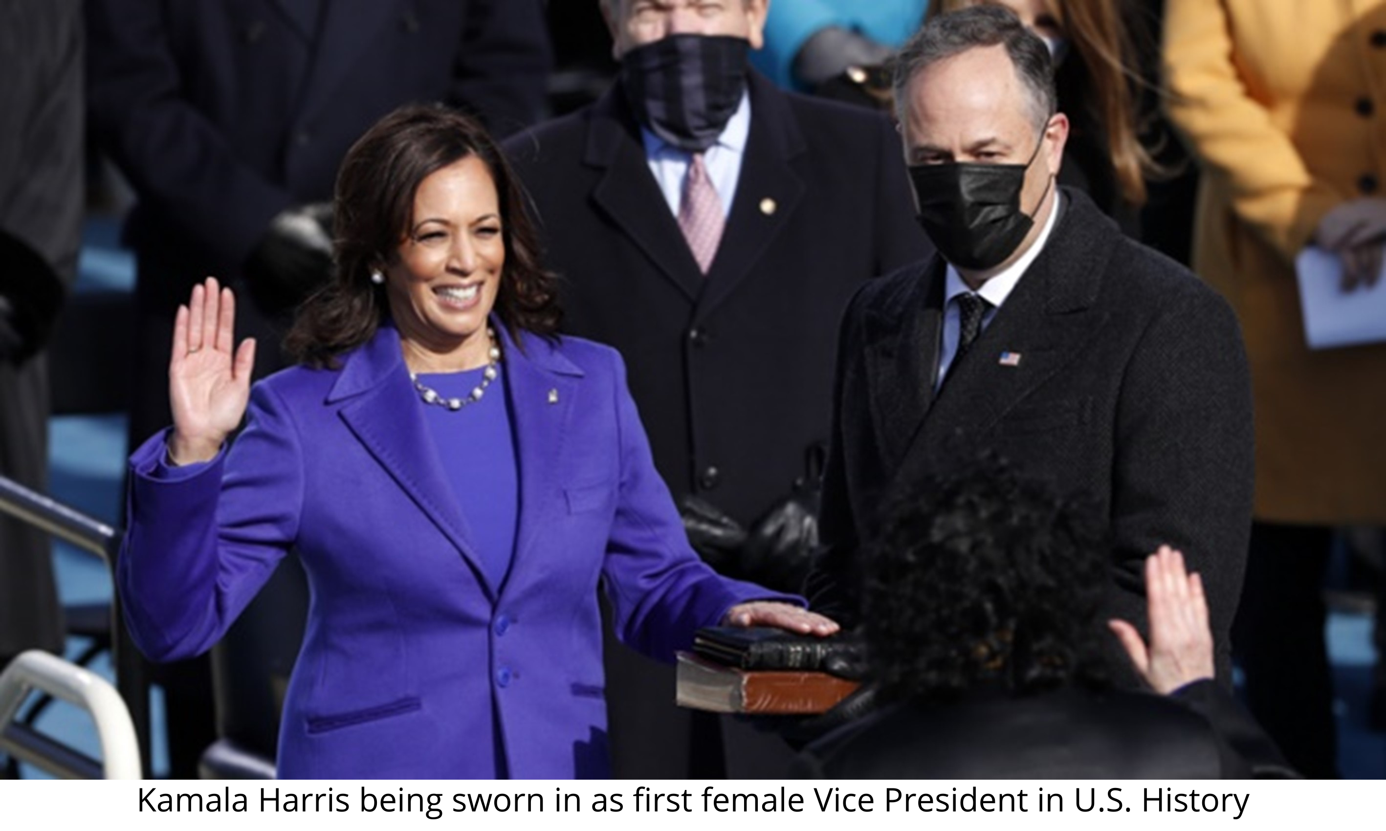 Kamala Harris Being Sworn In As First Female Vice President In U S -History