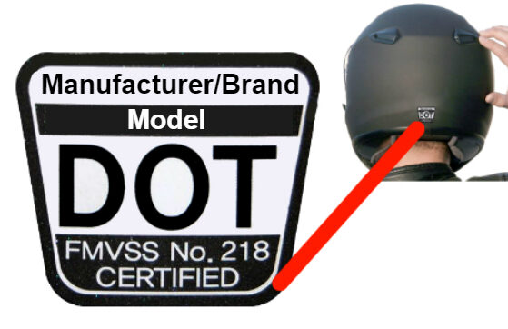 motorcycle helmet dot 964 362 0